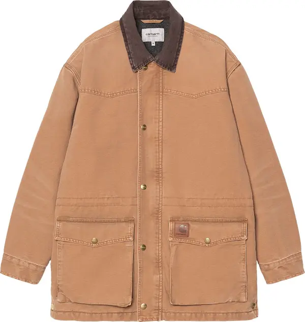 Carhartt WIP Carhartt WIP OG Santa Fe Coat Hamilton Brown Muškarci - Jakne Carhartt WIP - Smeđa - I034314_00S_4O-L - Size: L