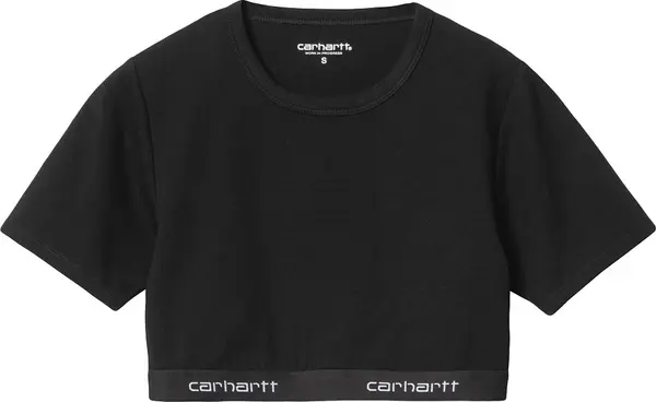 Carhartt WIP Carhartt WIP Script Crop Top W Žene - Majice Carhartt WIP - Crna - I033222_89_XX-XS - Size: XS