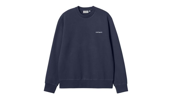 Carhartt WIP Carhartt WIP Script Embroidery Sweat Air Force Blue
