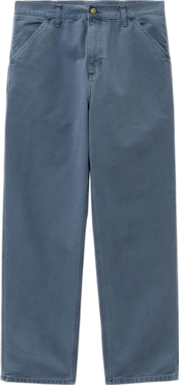 Carhartt WIP Carhartt WIP Single Knee Pant Stone Blue Muškarci - Hlače Carhartt WIP - Plava - I026463_0WA_FH-33-32 - Size: 33-32