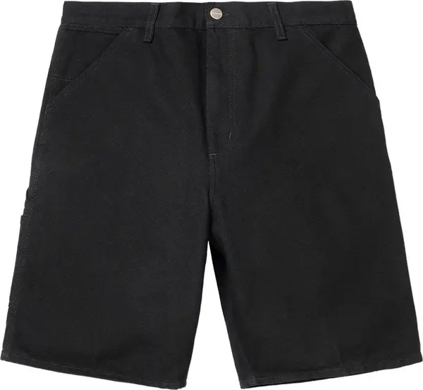 Carhartt WIP Carhartt WIP Single Knee Short black Rinsed Muškarci - Kratke hlače Carhartt WIP - Crna - I027942_89_02-32 - Size: 32