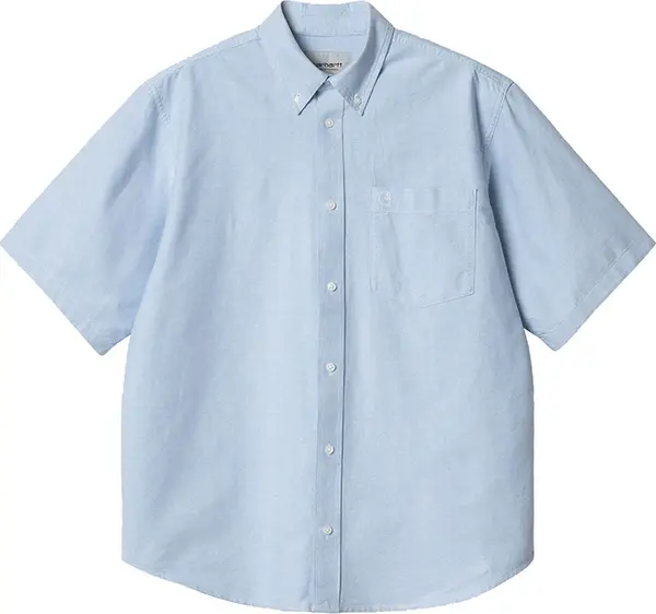 Carhartt WIP Carhartt WIP S/S Braxton Shirt Blue Muškarci - košulja Carhartt WIP - Plava - I031454_1ON_XX-M - Size: M