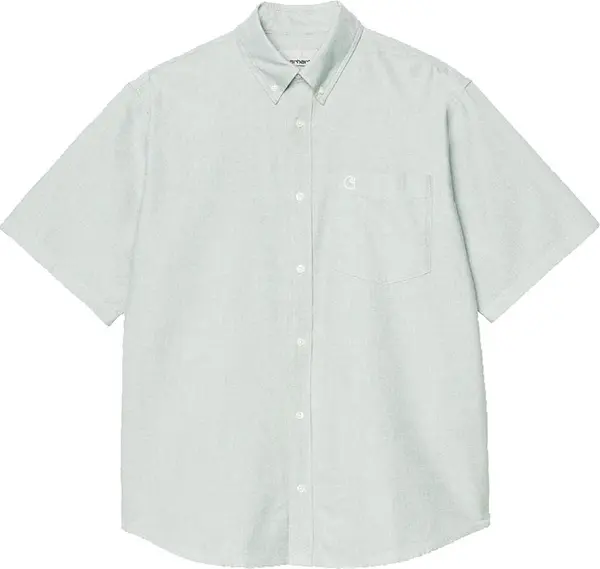 Carhartt WIP Carhartt WIP S/S Braxton Shirt Green I031454_3MP_XX Muškarci - košulja Carhartt WIP - Zelena - I031454_3MP_XX-S - Size: S