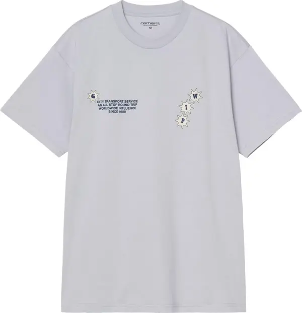 Carhartt WIP Carhartt WIP S/S C Trip T-Shirt Mirror Muškarci - Majice Carhartt WIP - Siva - I036233_1NK_XX-M - Size: M