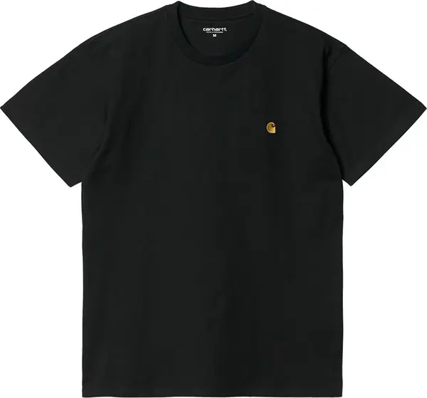 Carhartt WIP Carhartt WIP S/S Chase T-Shirt Black Muškarci - Majice Carhartt WIP - Crna - I026391_00F_XX-S - Size: S