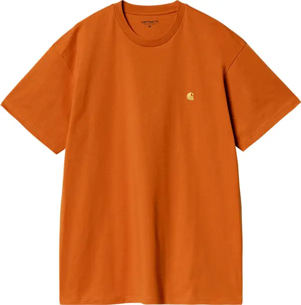 Carhartt WIP Carhartt WIP S/S Chase T-Shirt Turmeric Muškarci - Majice Carhartt WIP - Narančasta - I026391_2GP_XX-S - Size: S
