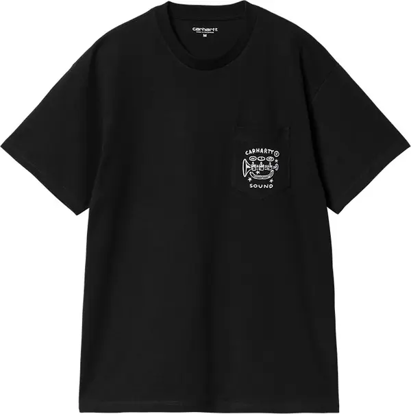 Carhartt WIP Carhartt WIP S/S Fragments Pocket T-Shirt Black Muškarci - Majice Carhartt WIP - Crna - I034407_0D2_XX-M - Size: M