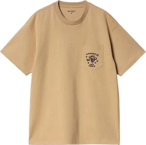 Carhartt WIP Carhartt WIP S/S Fragments Pocket T-Shirt Dusty H Brown Muškarci - Majice Carhartt WIP - Smeđa - I034407_0IA_XX-M - Size: M
