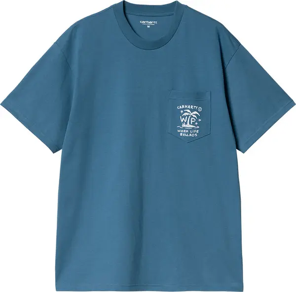 Carhartt WIP Carhartt WIP S/S Fragments Pocket T-Shirt Sodalite Muškarci - Majice Carhartt WIP - Tirkiz - I034407_2PL_XX-M - Size: M