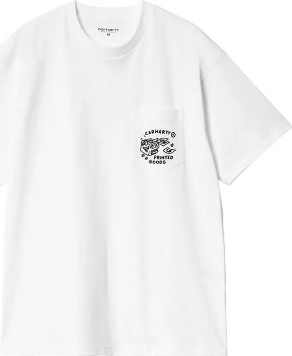 Carhartt WIP Carhartt WIP S/S Fragments Pocket T-Shirt White Muškarci - Majice Carhartt WIP - Bijela - I034407_00A_XX-XL - Size: XL