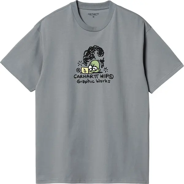 Carhartt WIP Carhartt WIP S/S Graphic Works T-Shirt Dove Grey Muškarci - Majice Carhartt WIP - Siva - I034014_191_XX-M - Size: M
