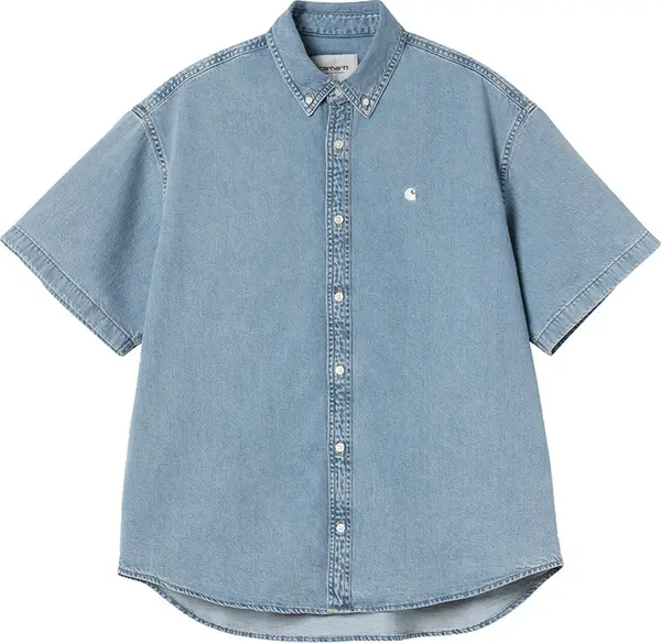 Carhartt WIP Carhartt WIP S/S Lucas Shirt Muškarci - košulja Carhartt WIP - Plava - I034575_01_35-M - Size: M