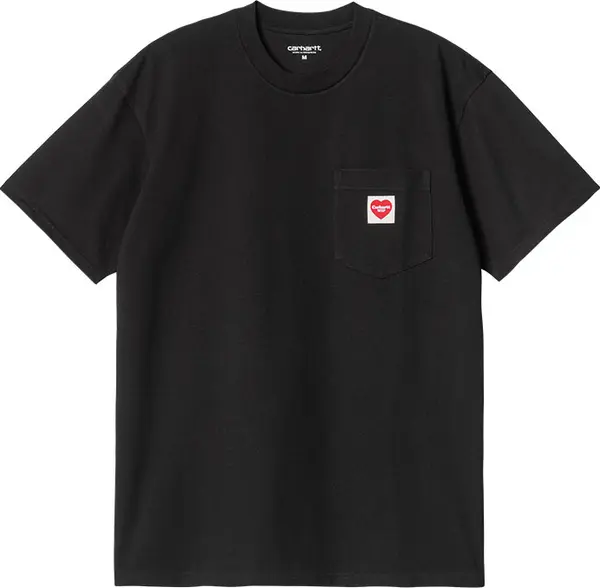 Carhartt WIP Carhartt WIP S/S Pocket Heart T-Shirt Muškarci - Majice Carhartt WIP - Crna - I032128_1V2_XX-XL - Size: XL