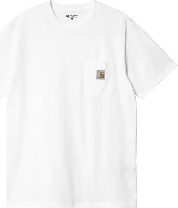 Carhartt WIP Carhartt WIP S/S Pocket T-Shir White Muškarci - Majice Carhartt WIP - Bijela - I030434_02_XX-M - Size: M