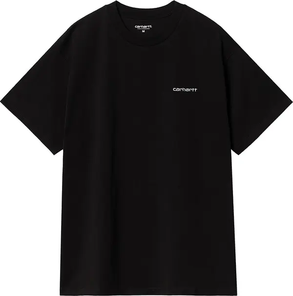 Carhartt WIP Carhartt WIP S/S Script Embroidery T-Shirt Black Muškarci - Majice Carhartt WIP - Crna - I030435_0D2_XX-XL - Size: XL