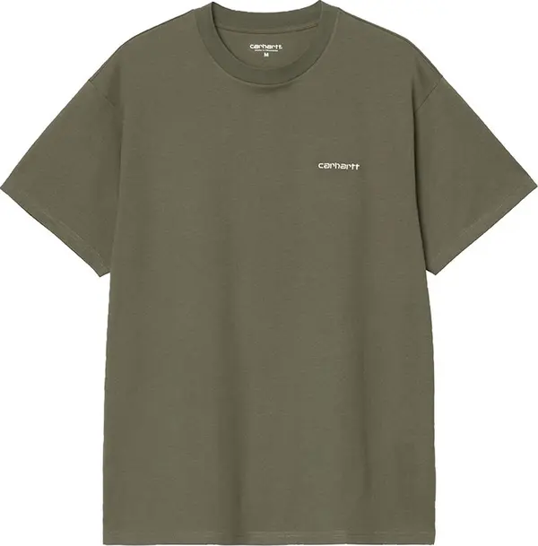 Carhartt WIP Carhartt WIP S/S Script Embroidery T-Shirt Muškarci - Majice Carhartt WIP - Zelena - I030435_3LU_XX-M - Size: M