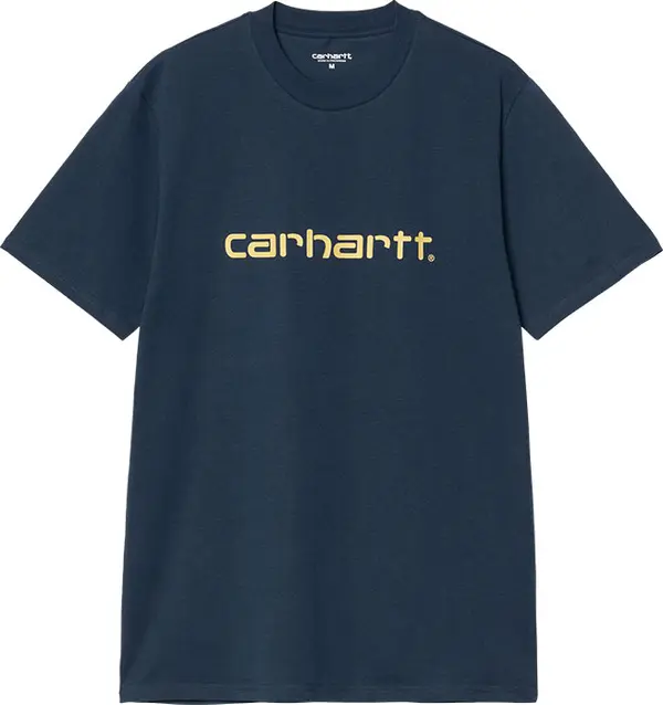 Carhartt WIP Carhartt WIP S/S Script T-Shirt Muškarci - Majice Carhartt WIP - Plava - I031047_2QF_XX-XL - Size: XL
