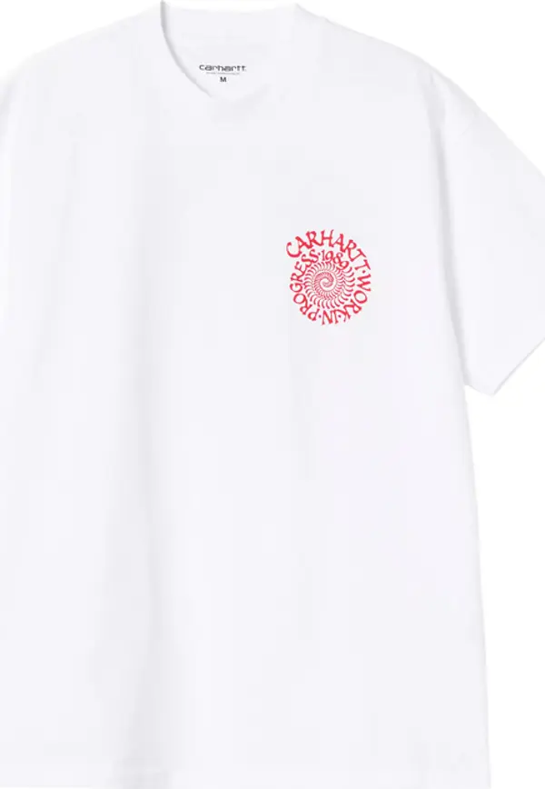 Carhartt WIP Carhartt WIP S/S Spirals T-Shirt White Muškarci - Majice Carhartt WIP - Bijela - I036264_02_XX-M - Size: M
