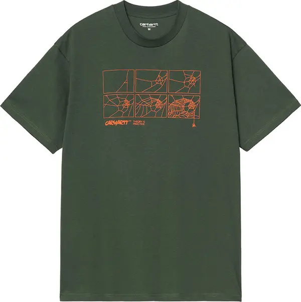 Carhartt WIP Carhartt WIP S/S Theory And Practice T-S Muškarci - Majice Carhartt WIP - Zelena - I035501_29U_XX-M - Size: M