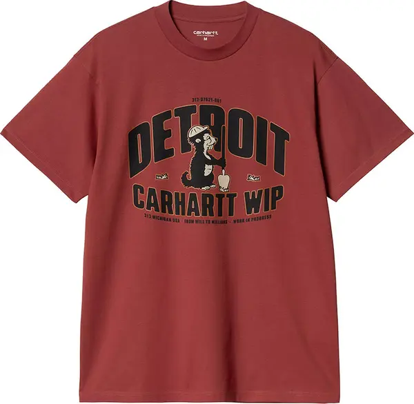 Carhartt WIP Carhartt WIP S/S Underground T-Shirt Muškarci - Majice Carhartt WIP - Crvena - I034642_2P4_XX-XL - Size: XL