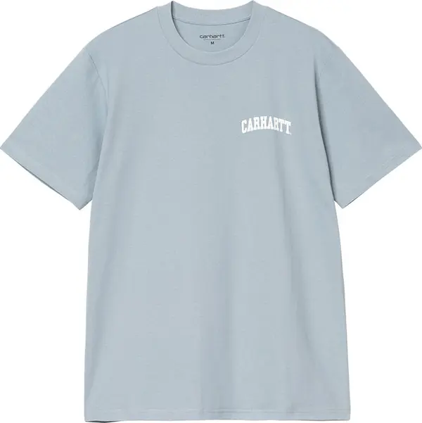 Carhartt WIP Carhartt WIP S/S University Script T-Shirt Dusty Ice Muškarci - Majice Carhartt WIP - Plava - I034852_2DQ_XX-S - Size: S