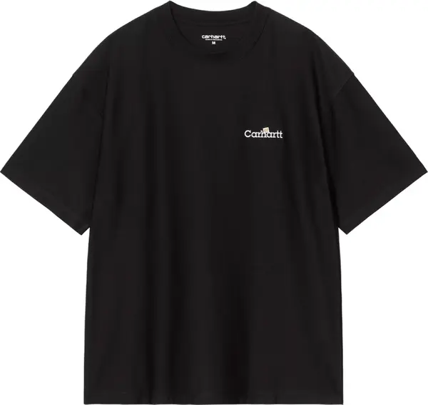 Carhartt WIP Carhartt WIP S/S WIP Label T-Shirt Black Muškarci - Majice Carhartt WIP - Crna - I036180_89_XX-S - Size: S