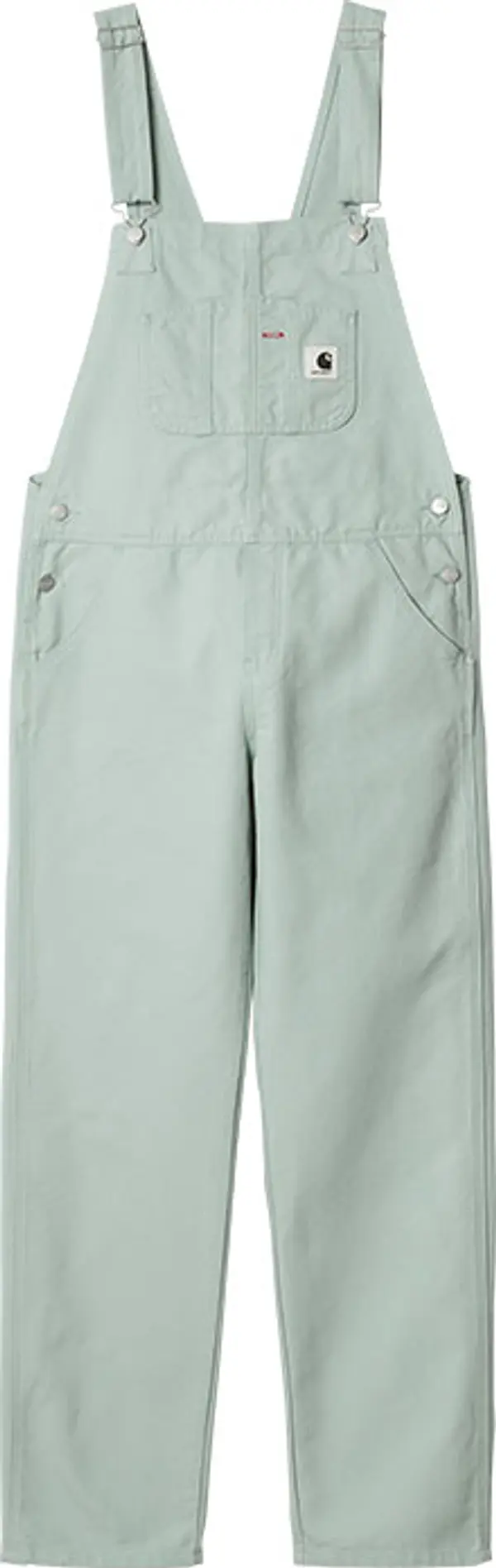 Carhartt WIP Carhartt WIP W' Bib Overall Straight Frosted Green Žene - Hlače Carhartt WIP - Zelena - I034322_0F3_02-XS - Size: XS