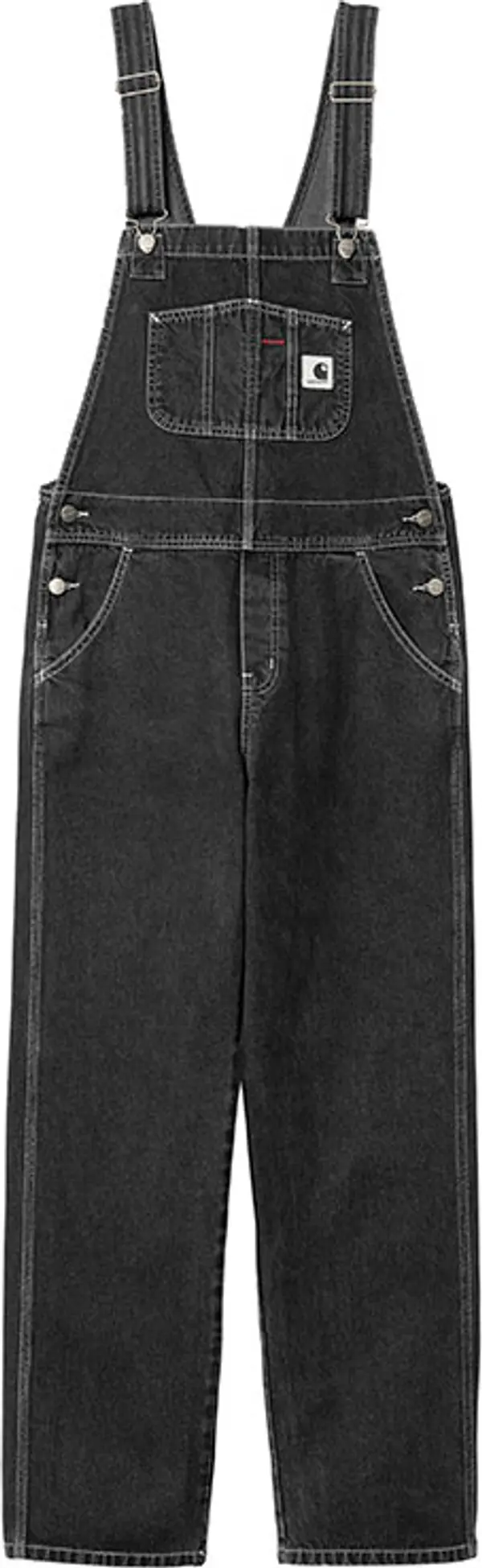 Carhartt WIP Carhartt WIP W' Bib Overall Straight Žene - Hlače Carhartt WIP - Crna - I036597_89_06-XS - Size: XS