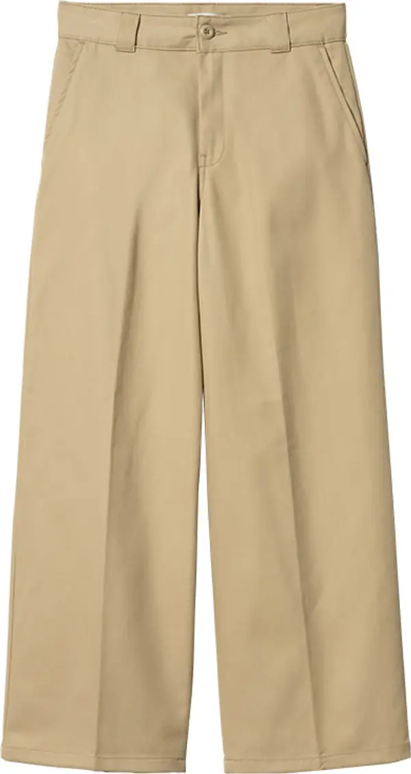 Carhartt WIP Carhartt WIP W' Craft Pant Leather Žene - Hlače Carhartt WIP - Svijetlo smeđa - I032968_8Y_01-28 - Size: 28