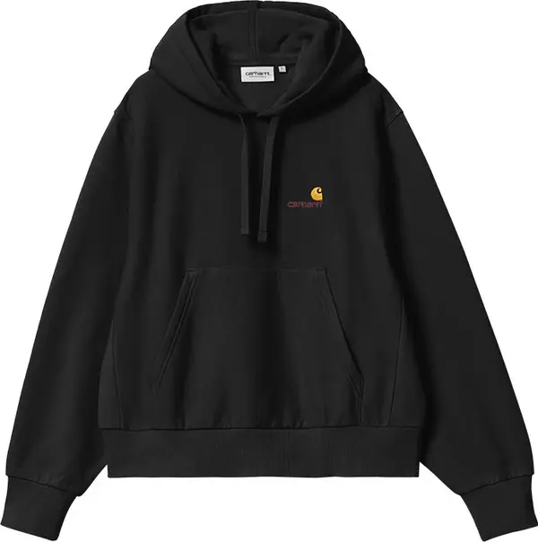 Carhartt WIP Carhartt WIP W' HD American Script Sweat Black Žene - Dukserice i džemperi s kapulja Carhartt WIP - Crna - I033650_89_XX-S - Size: S