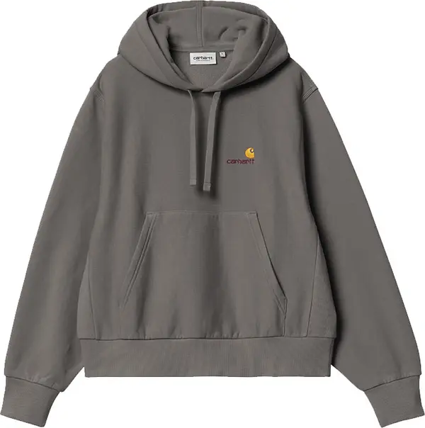 Carhartt WIP Carhartt WIP W' HD American Script Sweat Žene - Dukserice i džemperi s kapulja Carhartt WIP - Siva - I033650_33C_XX-M - Size: M