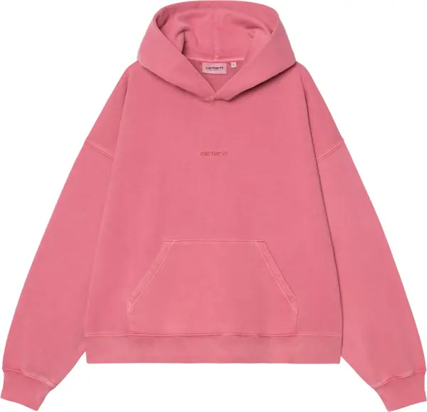 Carhartt WIP Carhartt WIP W' Hooded Benton Sweatshirt Primrose  Žene - Dukserice i džemperi s kapulja Carhartt WIP - Roza - I034512_3IJ_GD-S - Size: S
