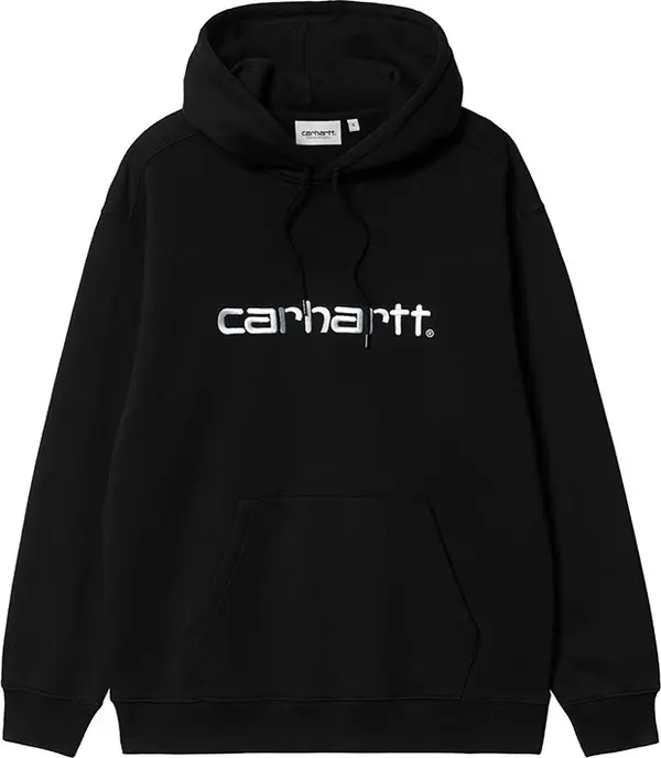 Carhartt WIP Carhartt WIP W' Hooded Carhartt Sweatshirt Žene - Dukserice i džemperi s kapulja Carhartt WIP - Crna - I033648_0D2_XX-S - Size: S