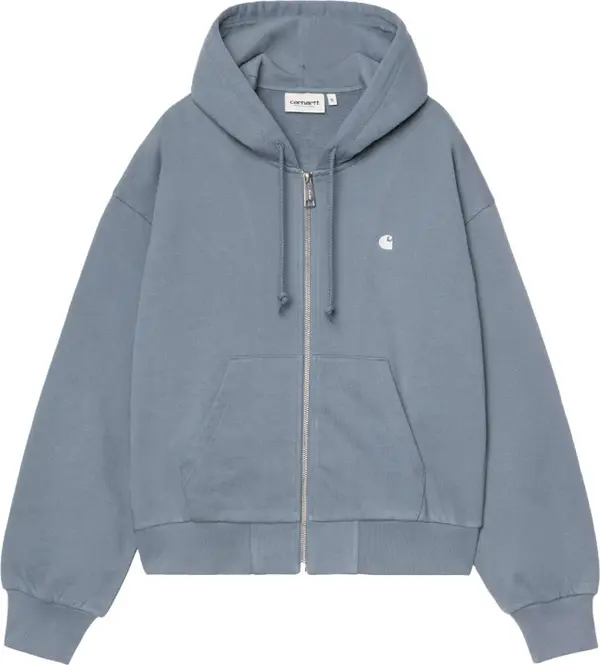 Carhartt WIP Carhartt WIP W' Hooded Casey Jacket Angelite Muškarci - Dukserice i džemperi s kapulja Carhartt WIP - Plava - I032642_39X_XX-S - Size: S