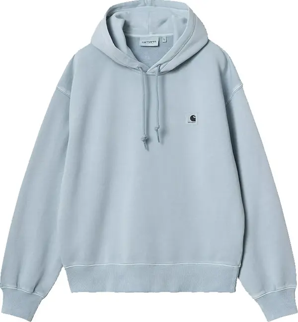 Carhartt WIP Carhartt WIP W' Hooded Nelson Sweatshirt Dusty Ice Žene - Dukserice i džemperi s kapulja Carhartt WIP - Plava - I032741_2BS_GD-XS - Size: XS