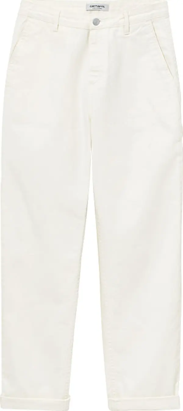 Carhartt WIP Carhartt WIP W' Pierce Pant Wax rinsed Žene - Hlače Carhartt WIP - Bijela - I028635_D6_02-27 - Size: 27