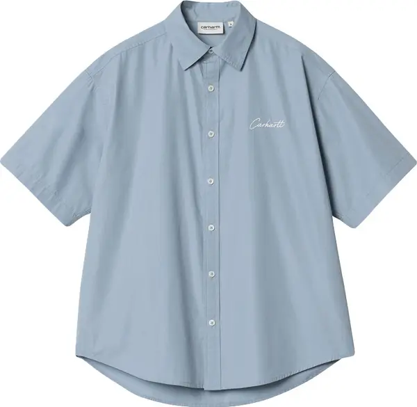 Carhartt WIP Carhartt WIP W' S/S Jaxon Shirt Žene - Majice Carhartt WIP - Plava - I033080_27H_XX-S - Size: S