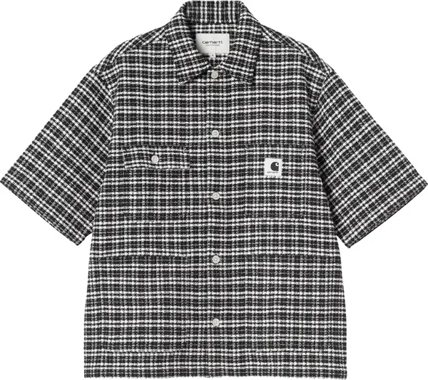 Carhartt WIP Carhartt WIP W' S/S Michigan Shirt Kander Check Žene - Dukserice i džemperi s kapulja Carhartt WIP - Crna - I036261_3JO_XX-S - Size: S