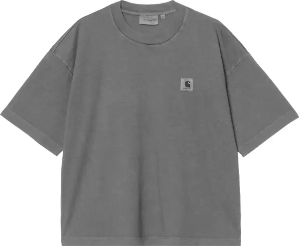 Carhartt WIP Carhartt WIP W' S/S Nelson T-Shirt Black Žene - Majice Carhartt WIP - Siva - I033051_89_GD-S - Size: S