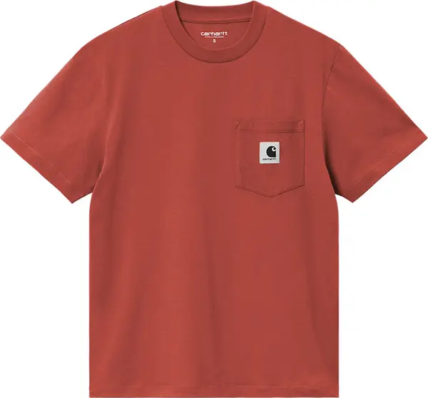 Carhartt WIP Carhartt WIP W' S/S Pocket T-Shirt Vermilion Žene - Majice Carhartt WIP - Crna - I032215_2LX_XX-XS - Size: XS