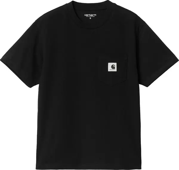 Carhartt WIP Carhartt WIP W' S/S Pocket T-Shirt Žene - Majice Carhartt WIP - Crna - I032215_89_XX-S - Size: S