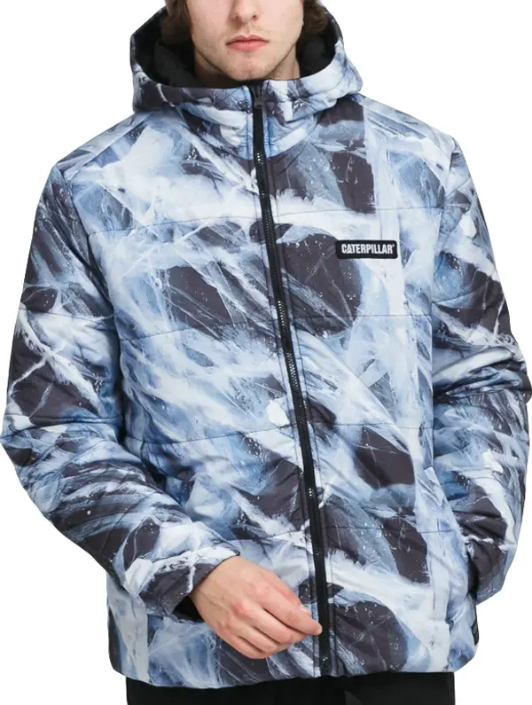 Caterpillar Caterpillar Allover Print Outdoor Jacket Blue Muškarci - Jakne Caterpillar - Plava - 2310649-BLU-L - Size: L