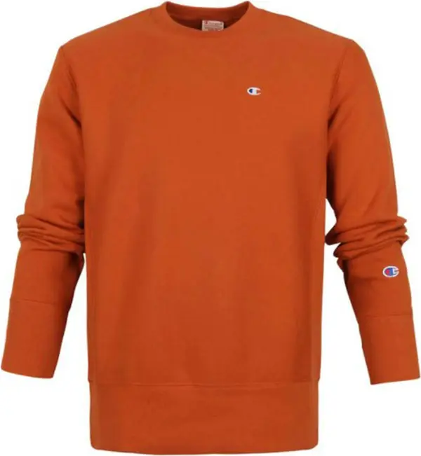 Champion Champion Crewneck Sweatshirt Brown Muškarci - Dukserice i džemperi s kapulja Champion - Narančasta - 216495-MS053-M - Size: M
