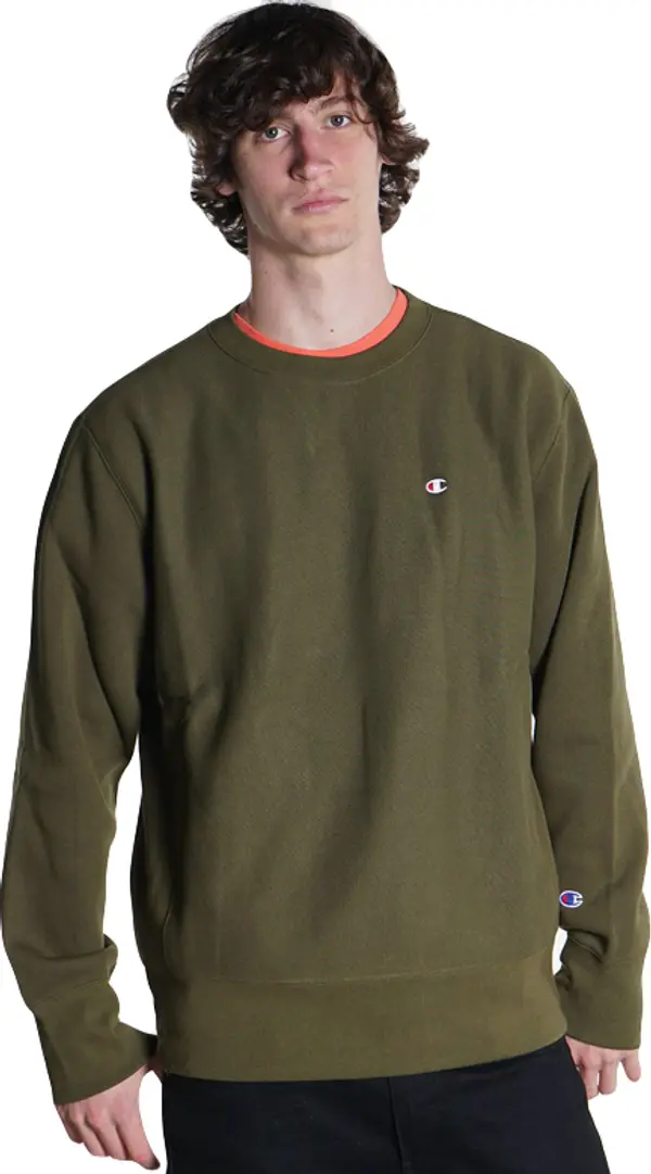 Champion Champion Crewneck Sweatshirt Muškarci - Dukserice i džemperi s kapulja Champion - Zelena - 216495-GS556-M - Size: M