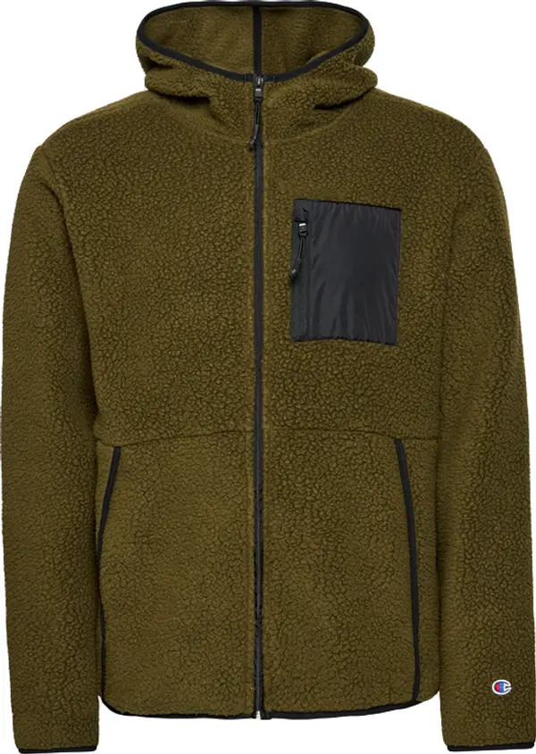 Champion Champion Hooded Full Zip Top Muškarci - Dukserice i džemperi s kapulja Champion - Zelena - 216723-GS556-M - Size: M