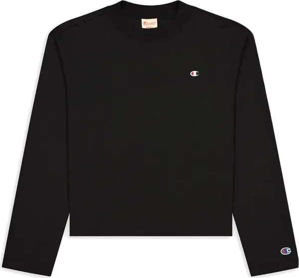 Champion Champion Long Sleeve Jersey Top Žene - Dukserice i džemperi s kapulja Champion - Crna - 114235-KK001-S - Size: S