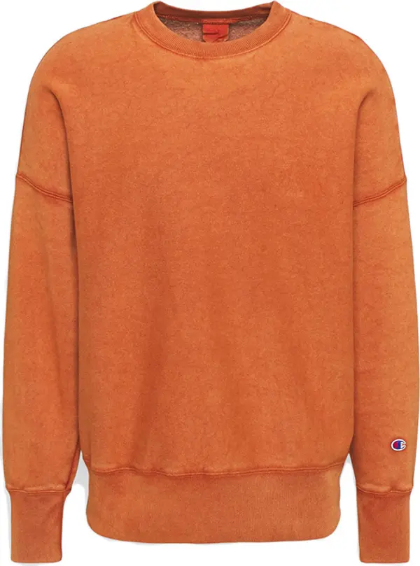 Champion Champion Reverse Weave Crewneck Sweatshirt Muškarci - Dukserice i džemperi s kapulja Champion - Narančasta - 216488-MS053-XL - Size: XL