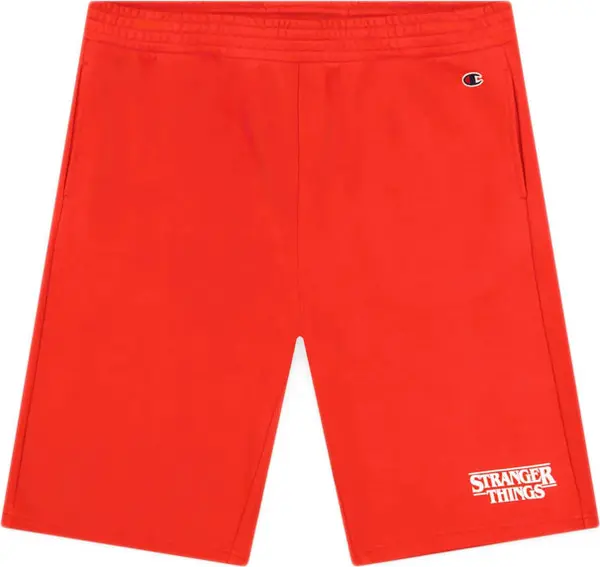 Champion Champion X Stranger Things Unisex Shorts Muškarci - Kratke hlače Champion - Crvena - 217782-RS033-M - Size: M