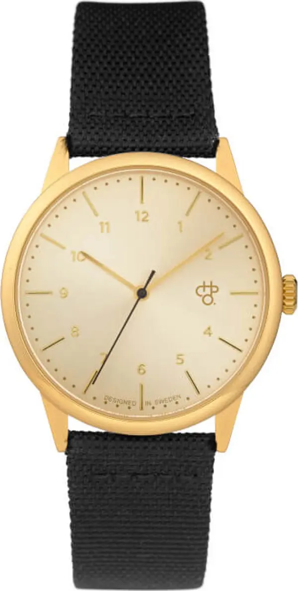 CHPO CHPO Rawiya Classic Gold Black Unisex - Satovi CHPO - Siva - 14234DD-One-size - Size: One size