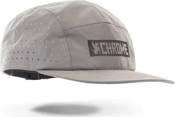Chrome Chrome 5 Panel Hat Unisex - Glavni pokrivači Chrome - Siva - AC-210-REFL-One-size - Size: One size